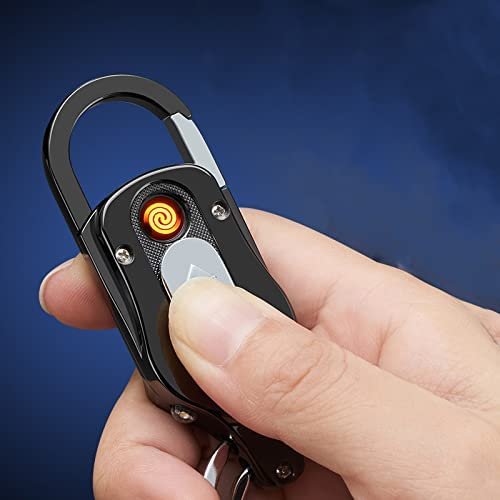 Read more about the article Portable USB Electric Lighter – Windproof & Rechargeable Keychain Design