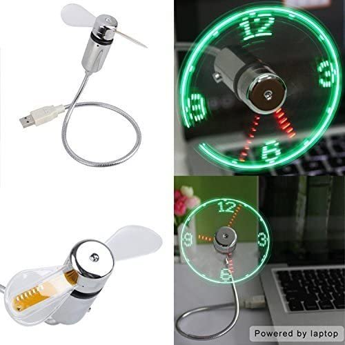 Read more about the article Mini USB Fan with LED Clock Display – Stay Cool & In Time