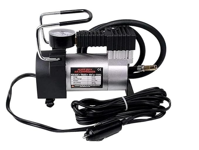 Read more about the article Portable 12V Car Air Compressor | Heavy Duty Metal Pump with Pressure Gauge