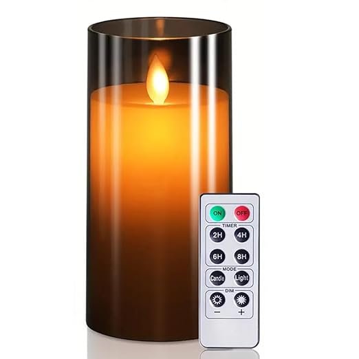 Read more about the article emote-Controlled LED Pillar Candles | Battery-Powered, Realistic Flickering Light