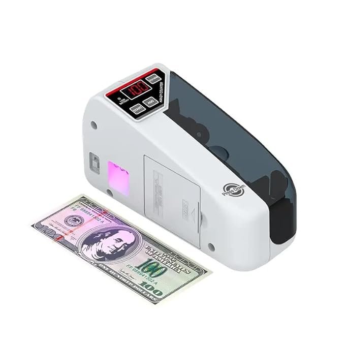 Read more about the article Handy Mini Money Counter: LED Display with UV/WM Fake Note Detection