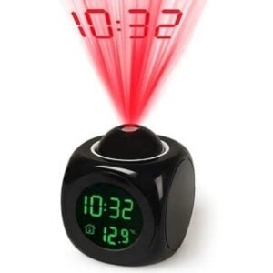 Read more about the article Digital LCD Projector Alarm Clock Wall Projection