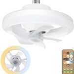 360-Degree Rotating LED Fan Lamp | 2024 Premium Ceiling Fan with Dimmable Lighting & Remote