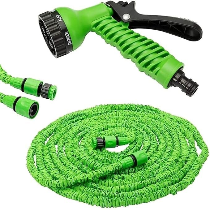 Read more about the article Magic Expandable Water Hose 50 Ft / 15 M with Spray Gun – Perfect for Car Washing & Garden Watering