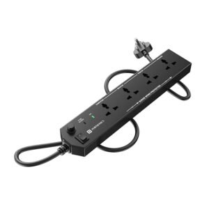 Read more about the article Multi-Socket Power Extension – 10 Sockets, 3m Cable, 4 Universal Outlets for Home & Office