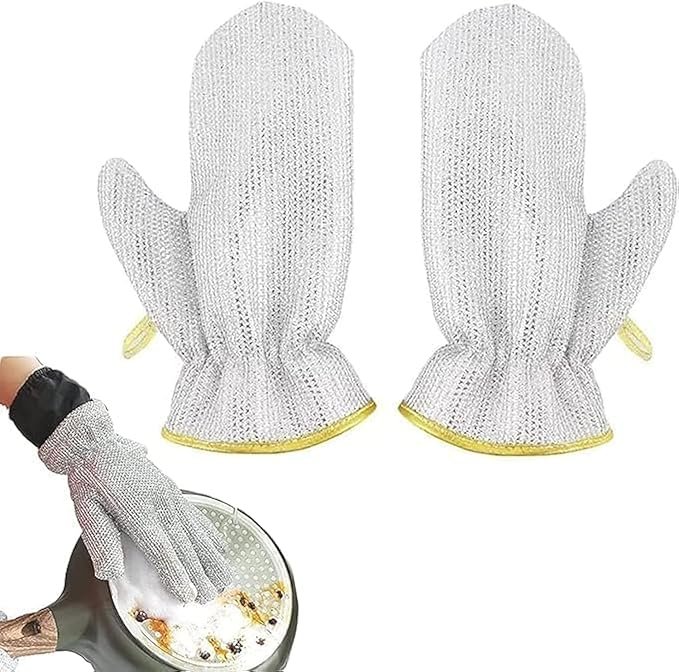 Read more about the article Waterproof Dishwashing Hand Gloves Non Scratch Wire