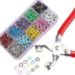 Durable Metal Copper Five-Claw Buckle Set with Hand Pressure Pliers Tool