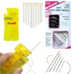Needle Threader Inserter New Manual Plastic Needle Threader